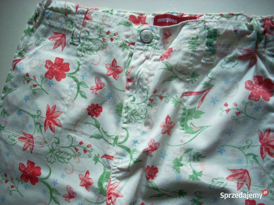 Mangoon Spodnie Na Wiosnę i Lato Cotton 36 38 Odzież damska Nowy Sącz