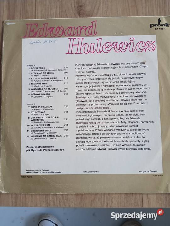 Płyta winylowa Limanowa
