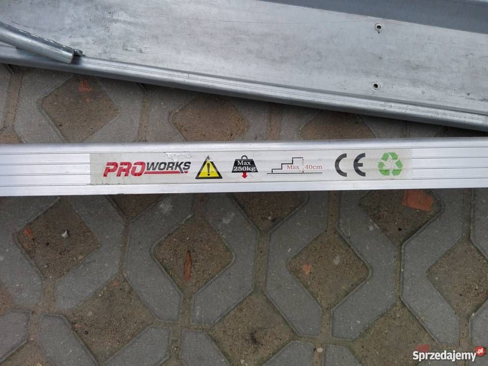 NAJAZD RAMPA MOTOCYKLOWA ROZKŁADANA udzwig 250 warmińsko-mazurskie