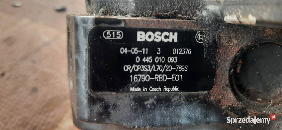 Pompa wtryskowa Honda Accord VII 22 ctdi Szczecin
