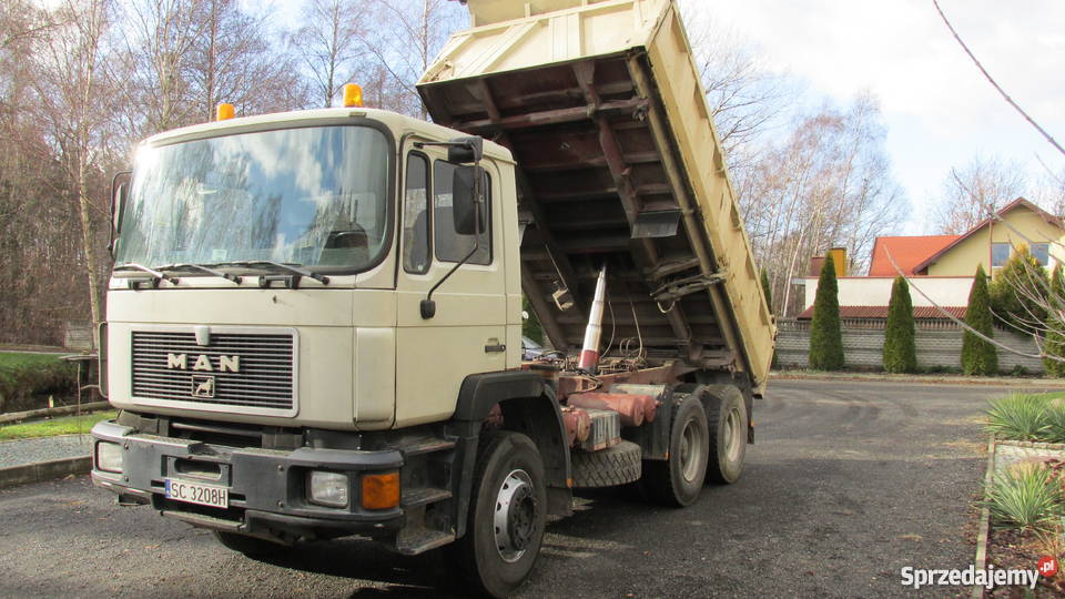 MAN f90 26320 wywrotka trzyosiowa hydroburta Częstochowa