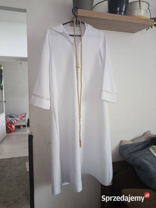 Sprzedam albe komunijną chłopca Ubrania wizytowe i koszule warmińsko-mazurskie Kwitajny sprzedam