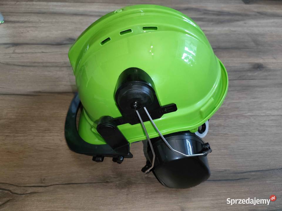 Kask ochronny leśny drwala pilarza 3 w 1 Odzież ochronna Kędzierzyn-Koźle