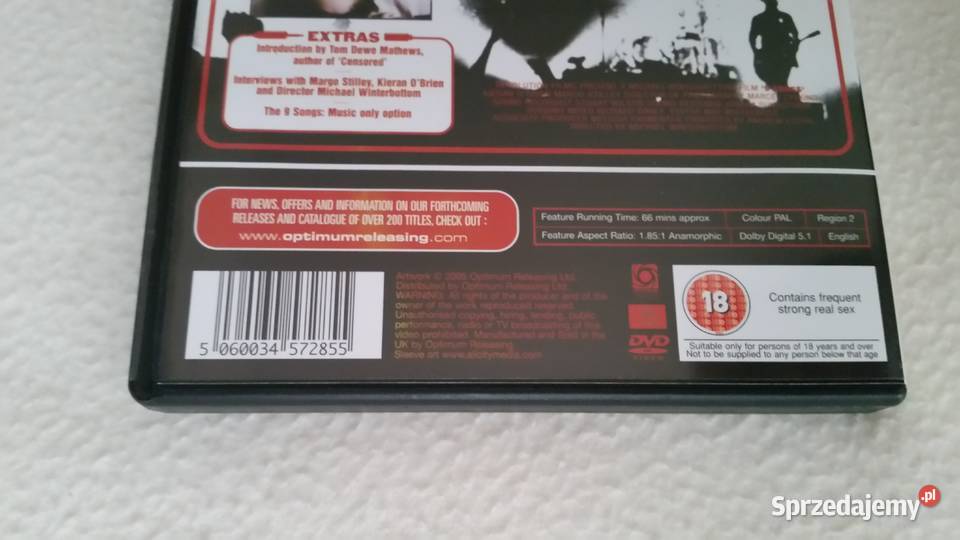 9 SONGS 2005 Optimum Releasing Ltd dvd video Puławy