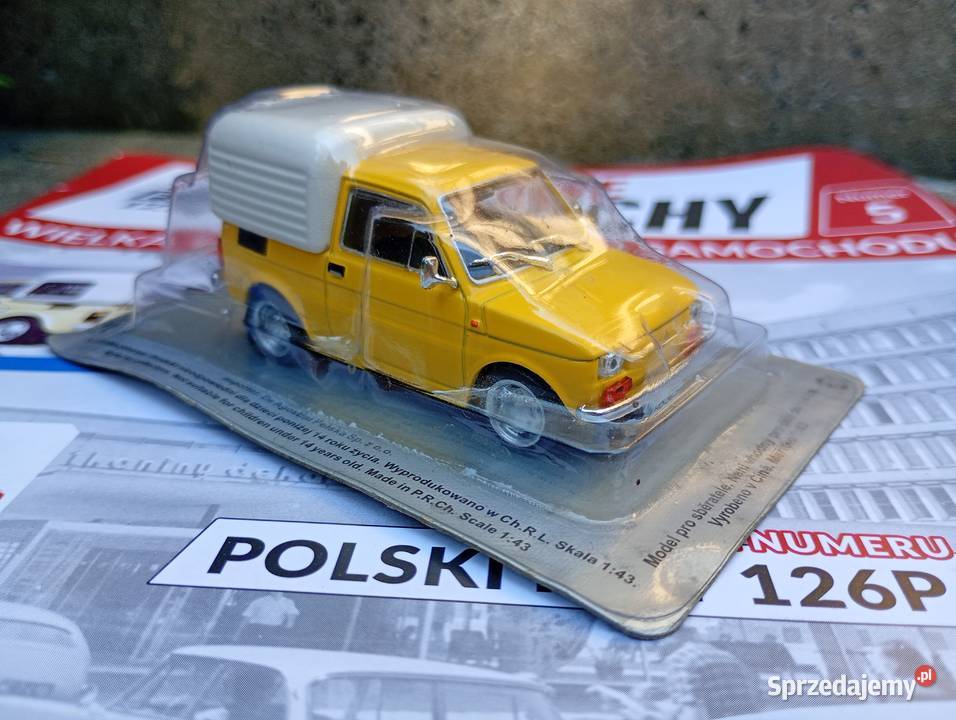 FIAT 126P BOMBEL model kolekcja 143 kultowe auta Warszawa