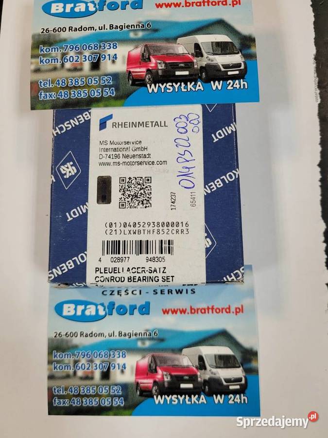 Panewki Korbowodowe Ford 20 Ecoblue 37181600 sprzedam