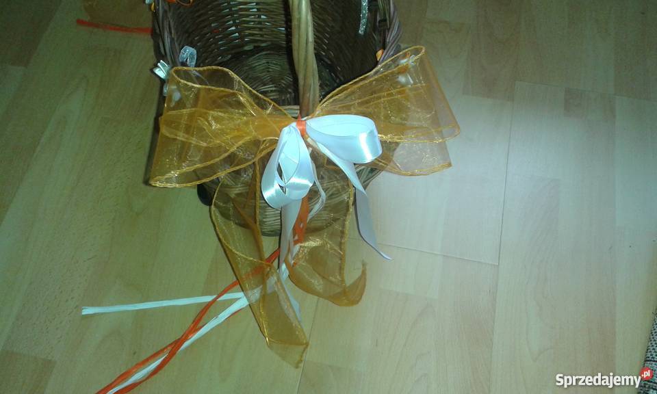 Ozdoby na koszyk na wódkę weselną Inne Rzeszów