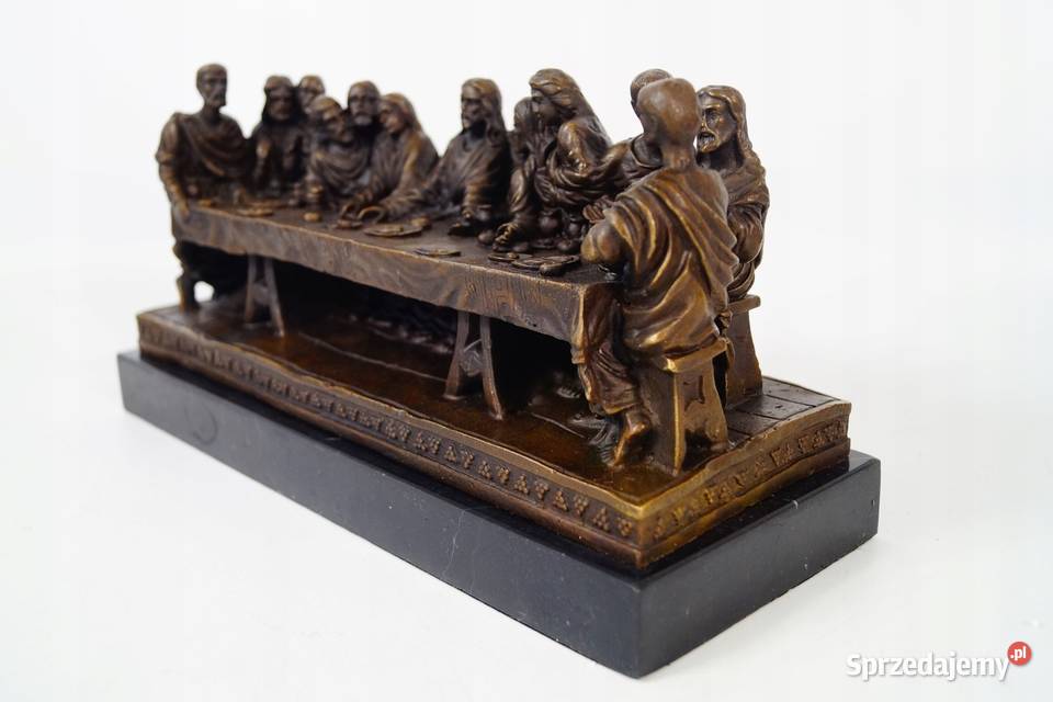 OSTATNIA WIECZERZA figura z brązu rzeźba biblia Gizałki