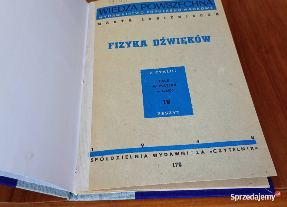 Fizyka dzwięków Marta Lubieniecka Wiedza
