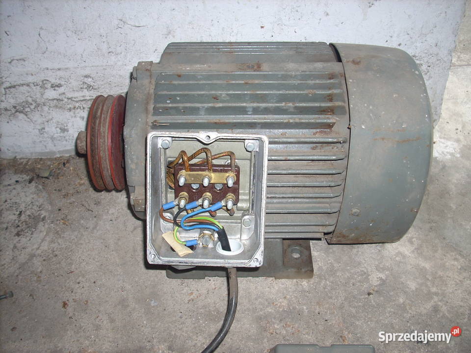 Silnik elektryczny 3 fazowy 4kW 1440obr Pozostałe łódzkie Rękoraj