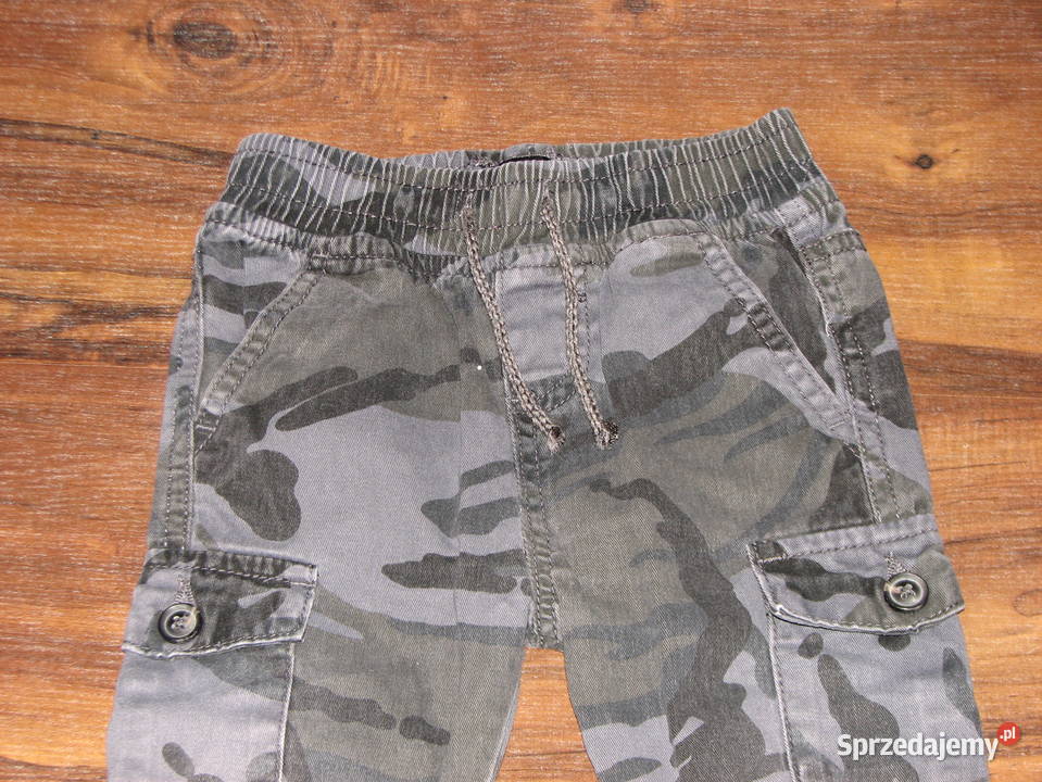 DenimCo spodnie bojówki moro 80 86 12m+ Spodnie dolnośląskie Wrocław
