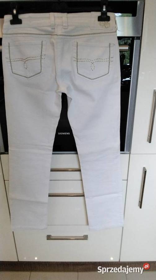 Spodnie Białe Jeans Damskie Cath One SM Rurki lubuskie Nowa Sól sprzedam