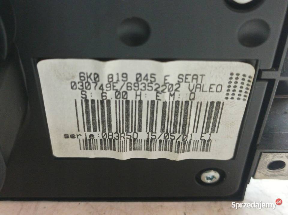 PANEL NAWIEWU 6K0819045E Seat Ibiza II 19932002