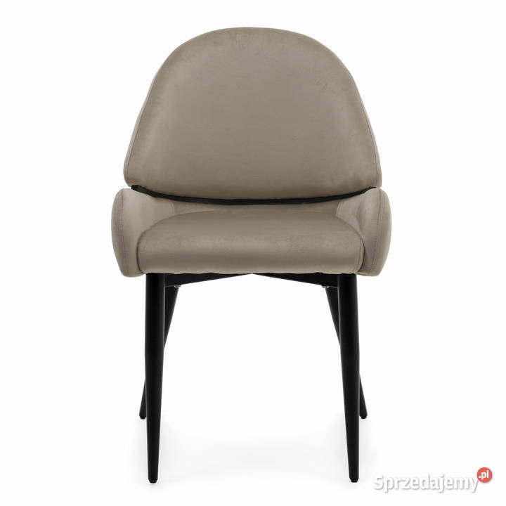 Krzesło Tapicerowane Bergamo Ciemnobeżowe Tarchały Małe