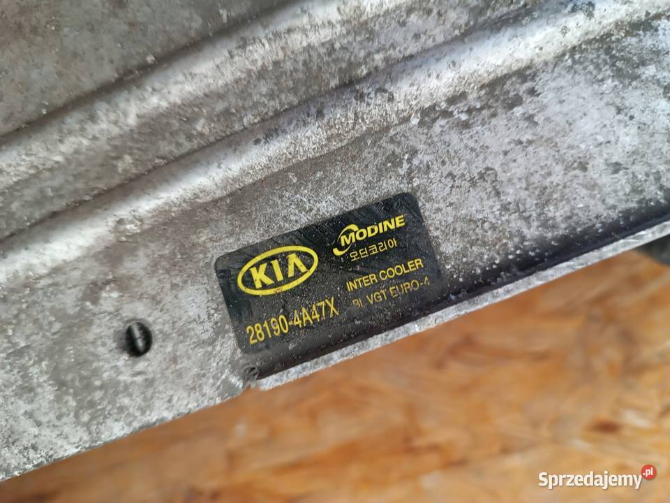 CHŁODNICA INTERCOOLER KIA SORENTO I 25 CRDI Nowy Tomyśl