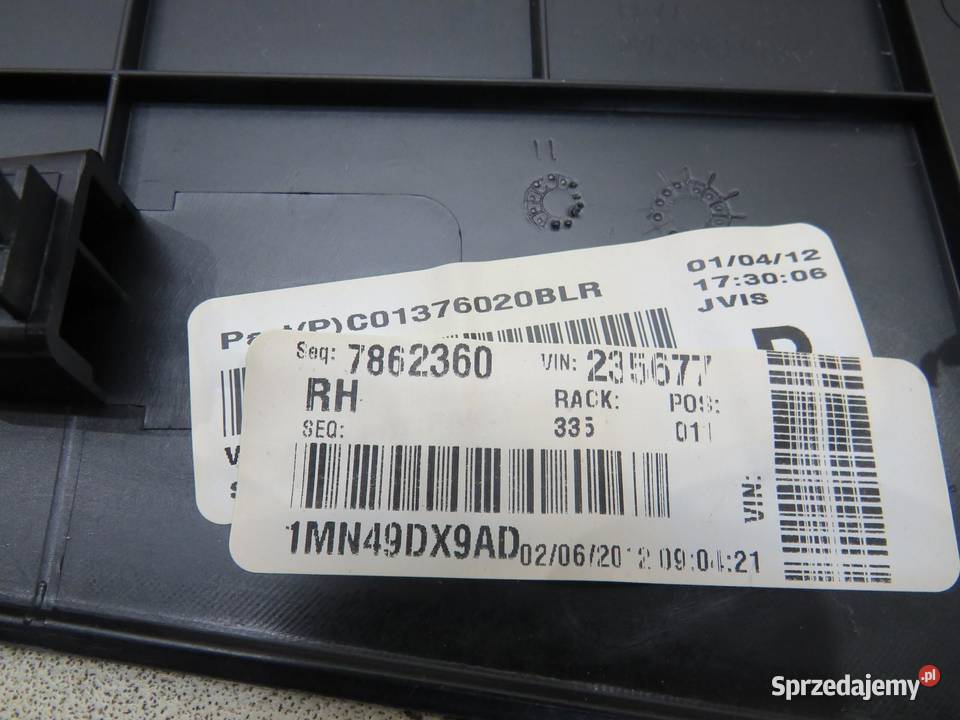 OSŁONA TUNELU PRAWA JEEP WK2 1MN49DX9AE Podszybia