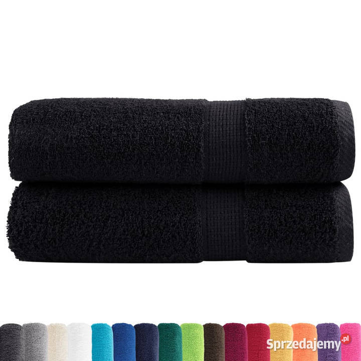 Ręczniki premium SOLUND 2 czarne 70x140 600 g Warszawa