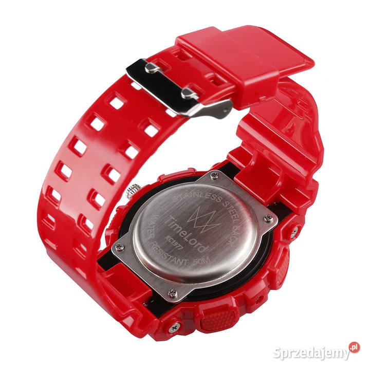 Zegarek elektroniczno analogowy GSHOCK czerwony Warszawa sprzedam