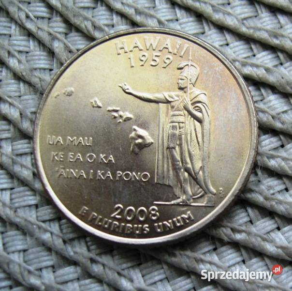 USA 14 Dolara 2008r D Hawaii Ładna Kalisz sprzedam