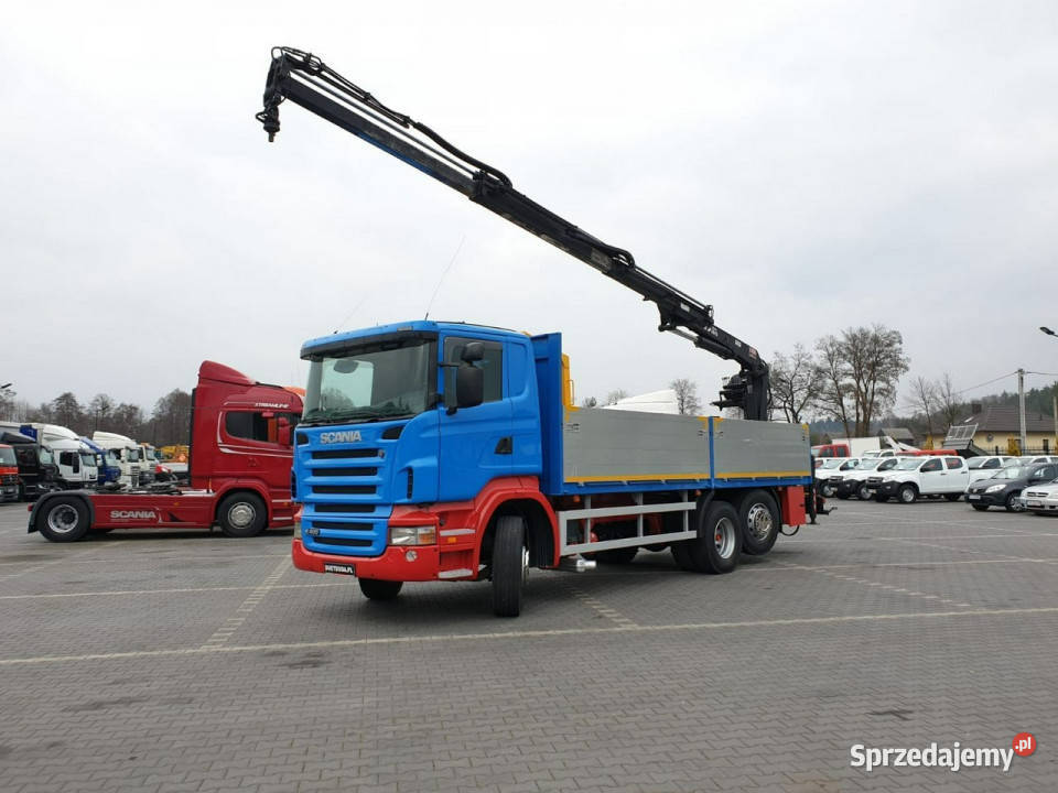 Scania R 400 LB 6x2 HDS Budowlanka Widły Oś klimatyzacja Widełki