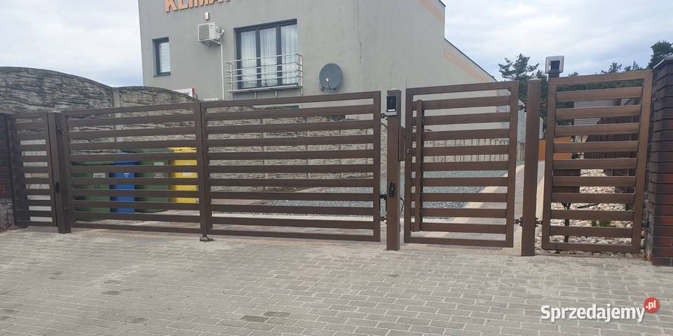 Brama przesuwna bramy dwuskrzydłowe płoty Ostrów Wielkopolski