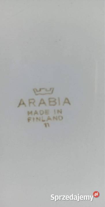 Patera Romantica Syg Arabia Made in Finland Gdańsk