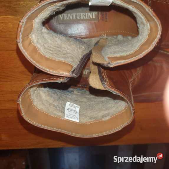 Buty zimowe męskie Venturini Milano skórzane inna Biała Podlaska sprzedam