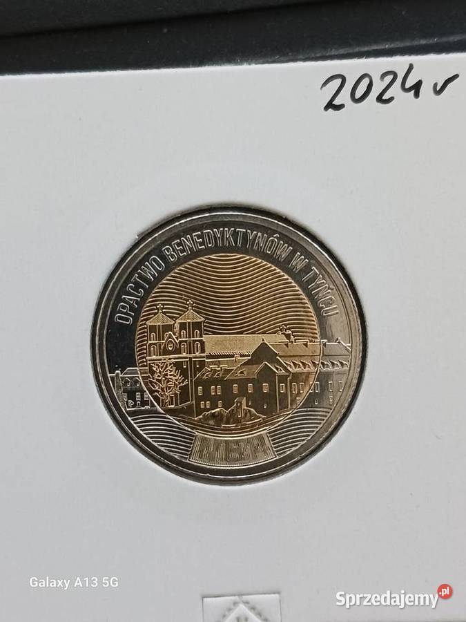 5 złotych 2024 r Opactwo Benedyktynów w Kolekcje wielkopolskie