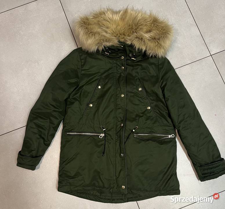Kurtka zimowa parka M ZARA Kaptur