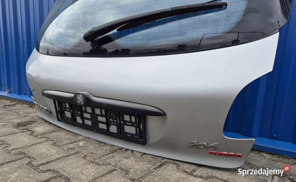 KOMPLETNA KLAPA BAGAŻNIKA PEUGEOT 206 HATCHBACK osobowe Działoszyce