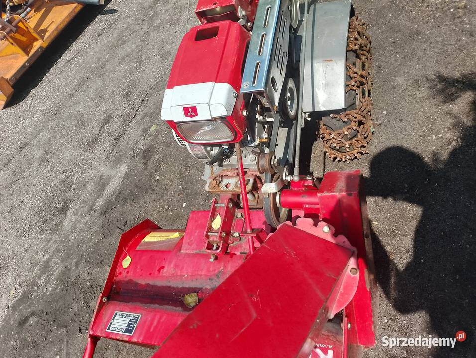 Ciągnik jednoosiowy Mitsubishi CT351 pług Pabianice