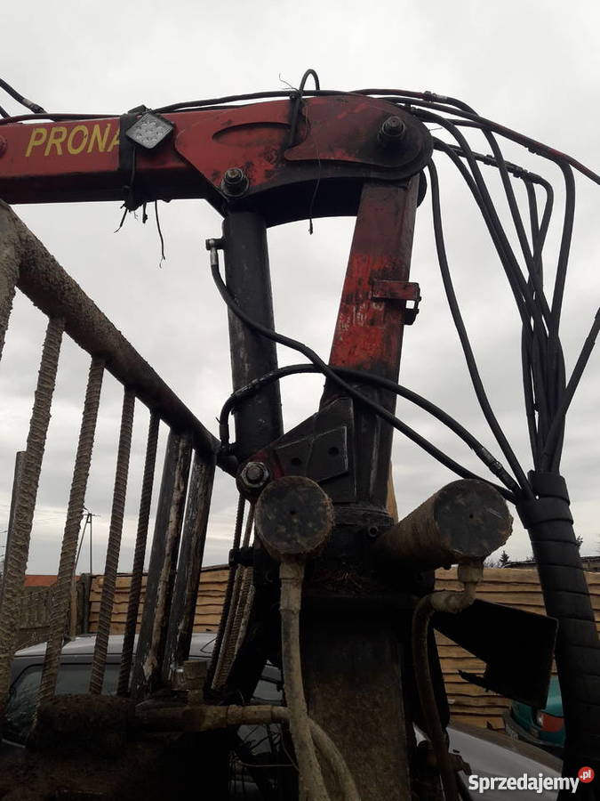 Przyczepa leśna Pronar z hds zrywka