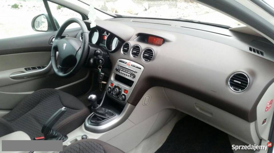 Na sprzedaż nieuszkodzony Peugeot 308 bialy centralny zamek Rybnik