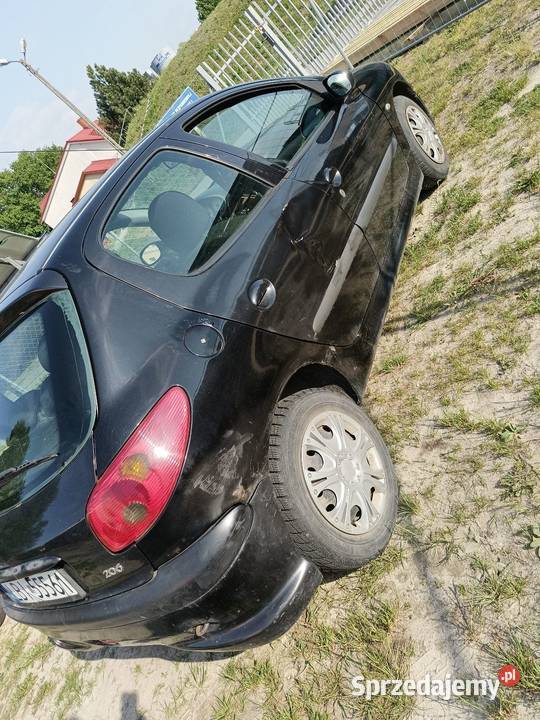 Peugeot 206 14 2003 czarny Łomazy