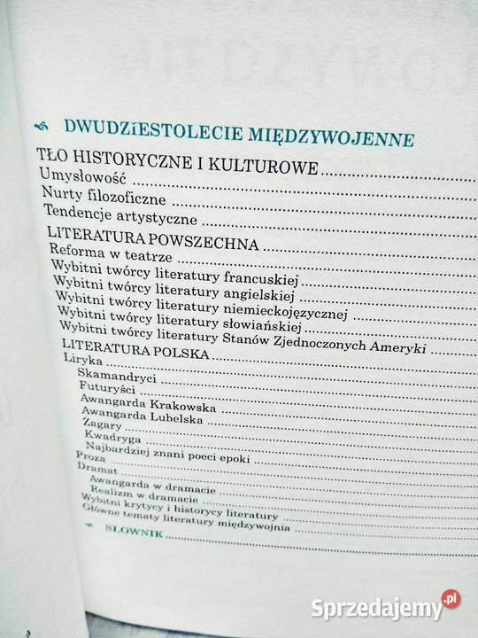 Ściąga z polskiego dwudziestolecie antykwariat Warszawa