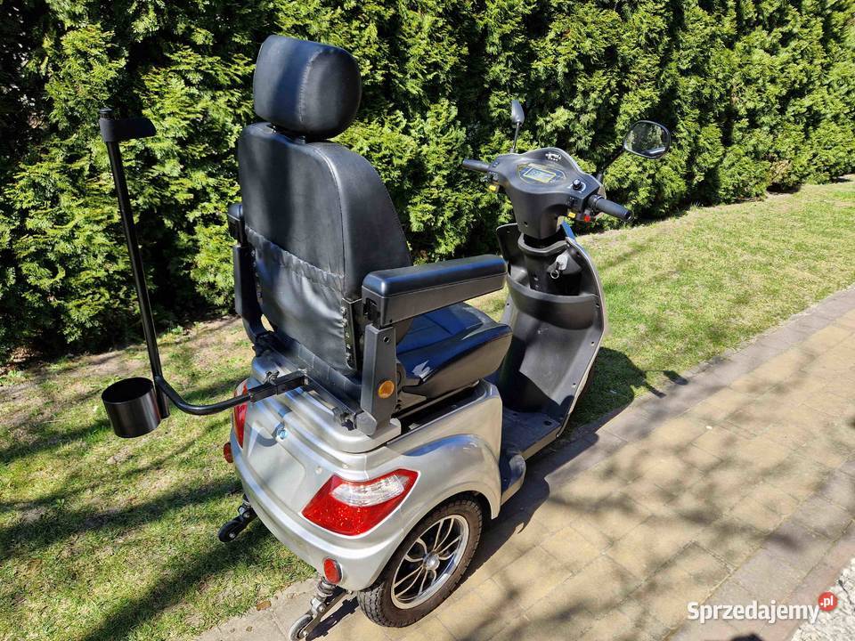 skuter wózek inwalidzki R3J nowy szary przebieg