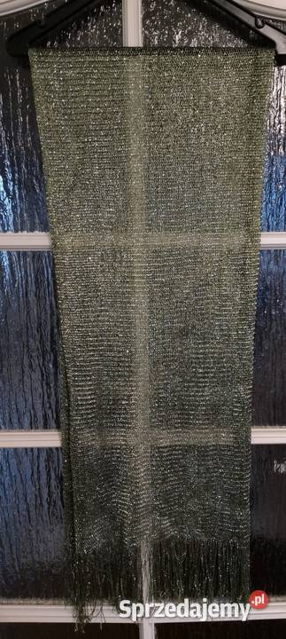 SZALIK długi oliwkowa zieleń z metalicznym Uniseks Dodatki wielkopolskie Oborniki