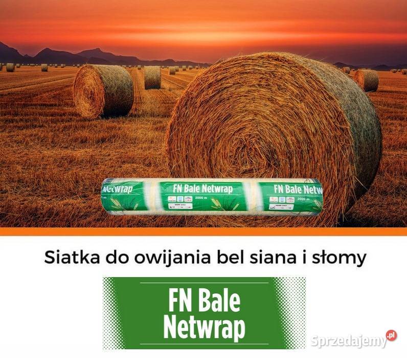 Siatka rolnicza do balotów bel słomy FN BALE NET