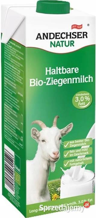 BIO Mleko kozie 3 tłuszczu 1 l X 3 3 Litry Świdnica