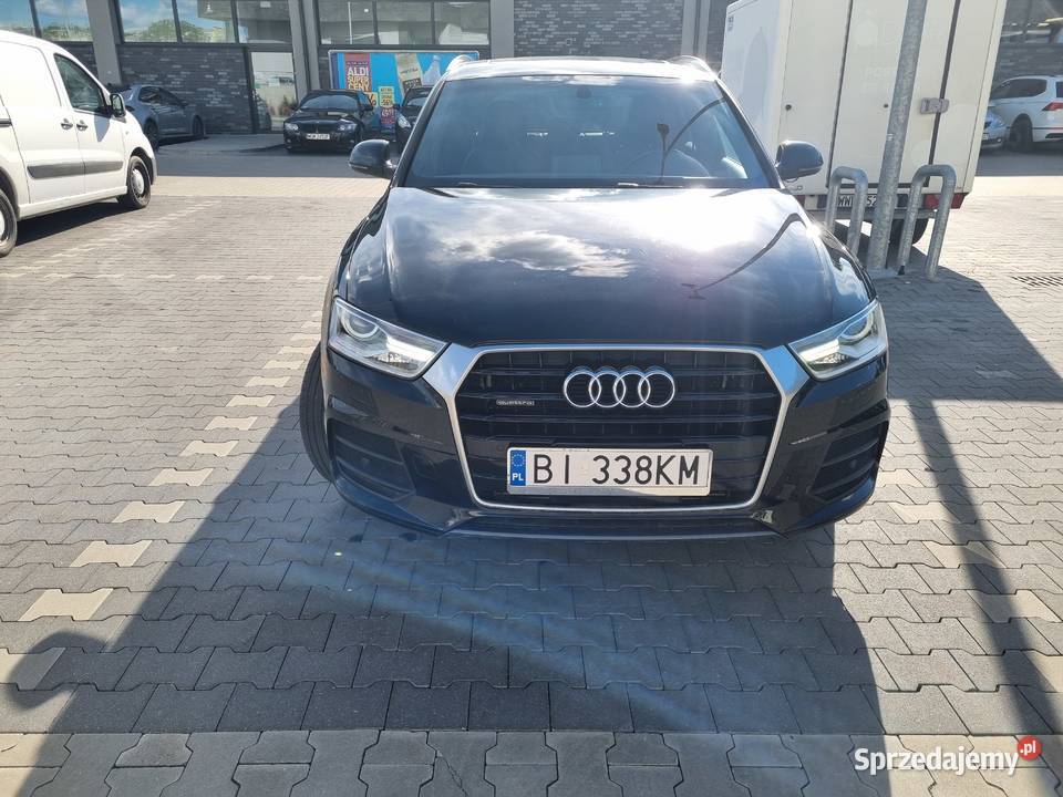 Audi Q3 polift 20 benzyna Quattro Premium Plus nieuszkodzony podlaskie Białystok