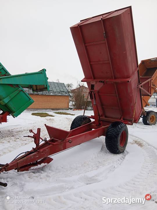 Przyczepa wywrotka skorupowa 6 Ton Możliwość Kurów sprzedam