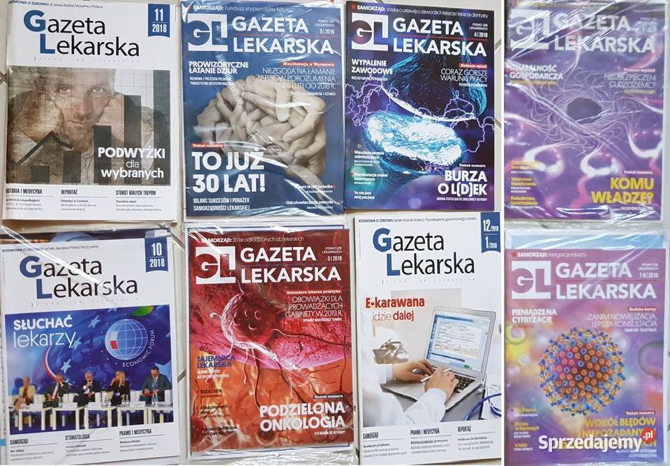 Gazeta Lekarska kolekcja czasopismo lekarzy