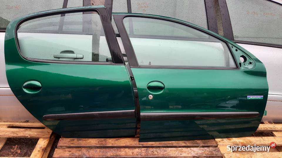 drzwi kompletne prawe Peugeot 206 hatchback lak