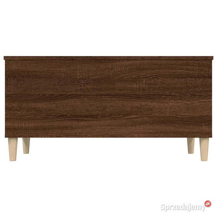 Stolik kawowy brązowy dąb 90x445x45 WM819587 mazowieckie Warszawa