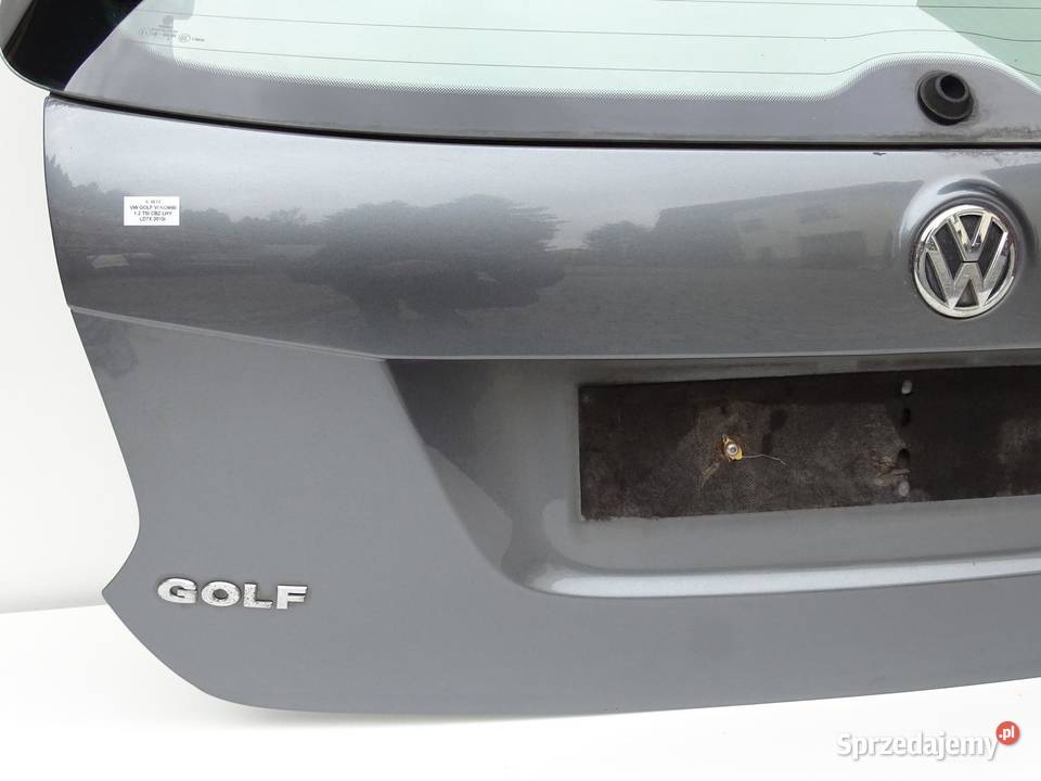 KLAPA TYŁ TYLNA BAGAŻNIKA SZYBA LD7X VW GOLF VI