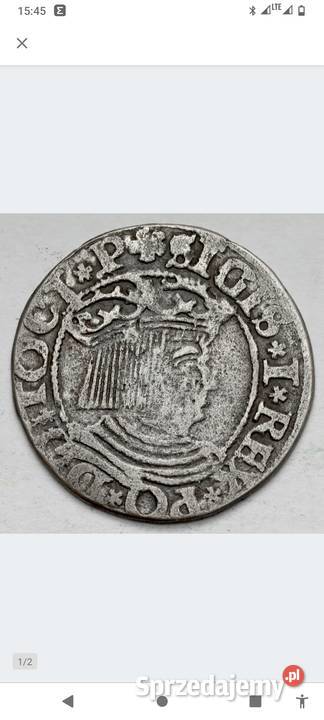 Grosz Zygmunt I Stary Gdańsk 1534 sprzedam