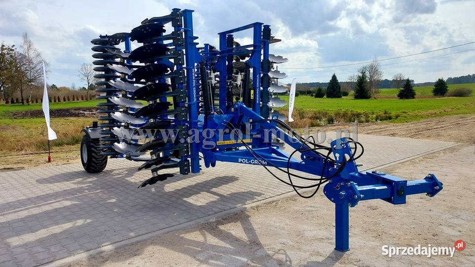 Brona talerzowa Agregat 4m ciągana POL GROM
