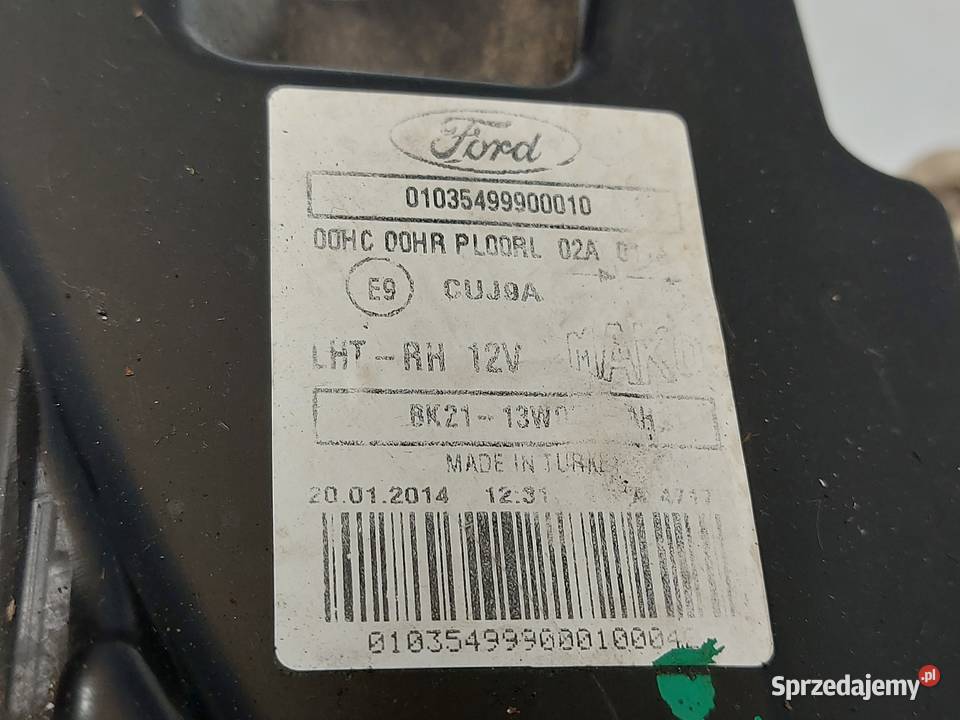 FORD TRANSIT CUSTOM I 13r lampa prawa przód Kielce