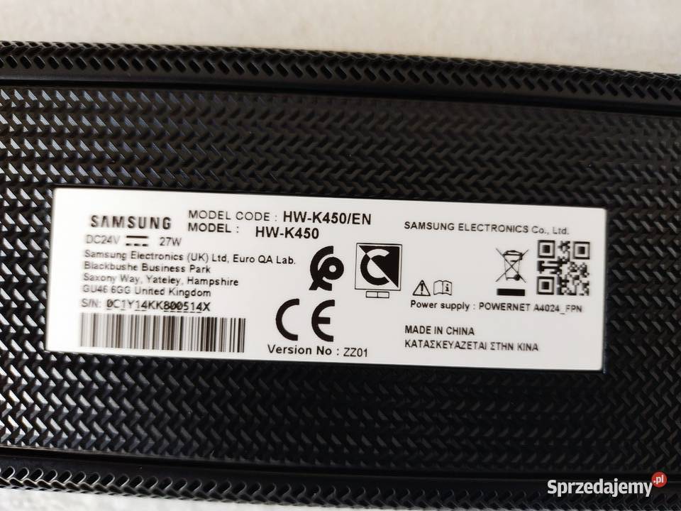 Soundbar Samsung HWK450