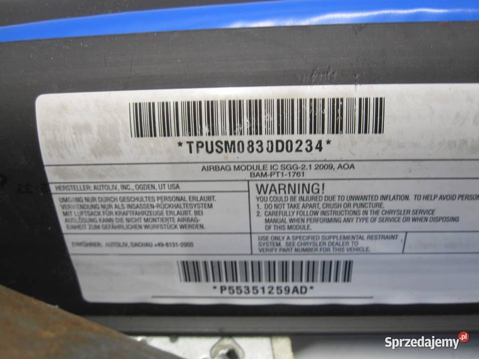 JEEP PATRIOT 10r kurtyna lewa P55351259AD Kielce